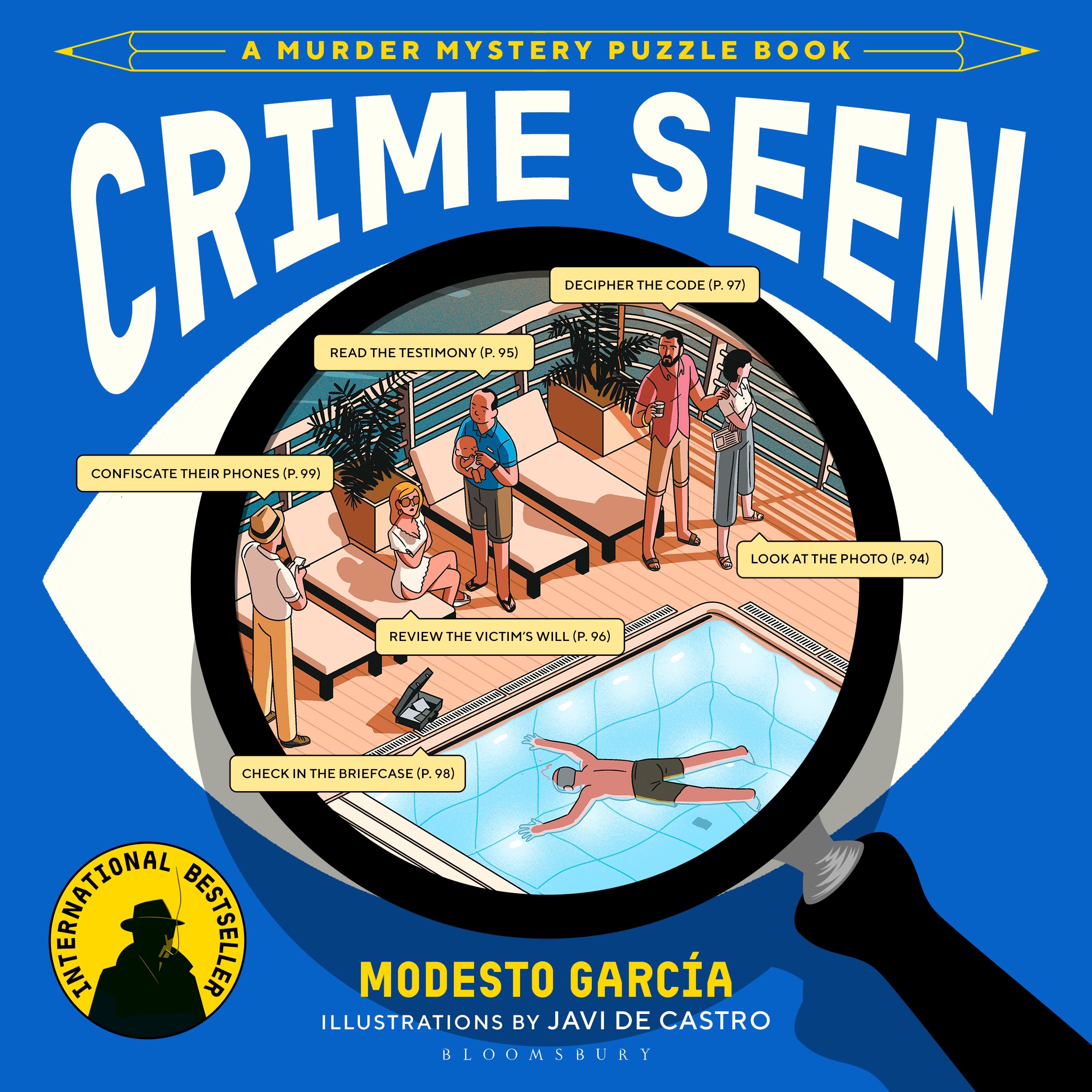 Crime Seen: The Internationally Bestselling Murder Mystery Puzzle Book book cover